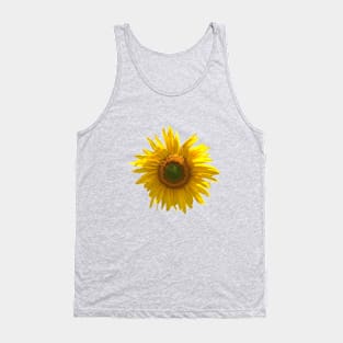 Sunflower photography (light blue background) Tank Top